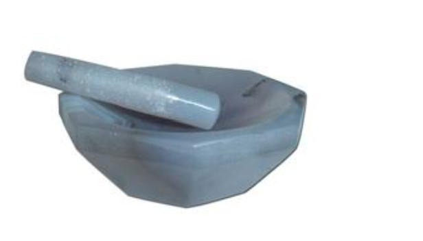 3" High Quality Natural Agate Mortar and Pestle - OP-MTA-3