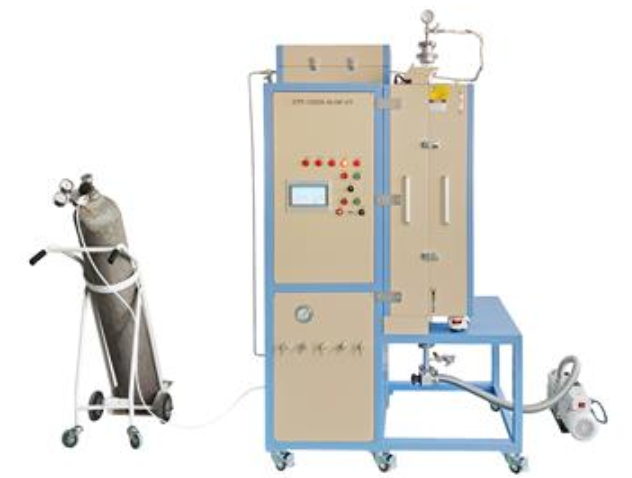 1200°C 3-Zone Fixed/Fluidized Bed Furnace for Methane Reforming and Fischer-Tropsch Reactions- OTF-1200X-III-HP-VT